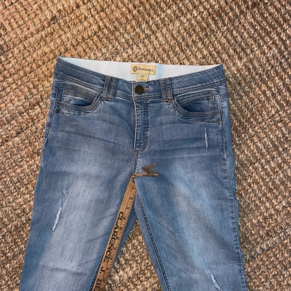 Democracy Ab Solution Light Blue Skinny Jeans Size 12 - Picture 3 of 3